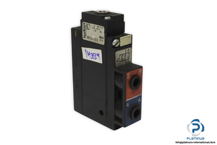 burkert-0470-G-4.0-NBR-EA-D6-solenoid-valve-(used)