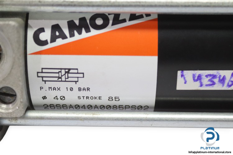 camozzi-26S6A040A0085PS02-pneumatic-cylinder-(new)-1