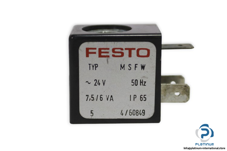 festo-MSFW-24-VAC-solenoid-coil-(used)-1