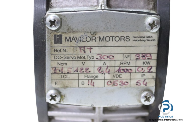 mavilor-300-dc-servomotor-used-2