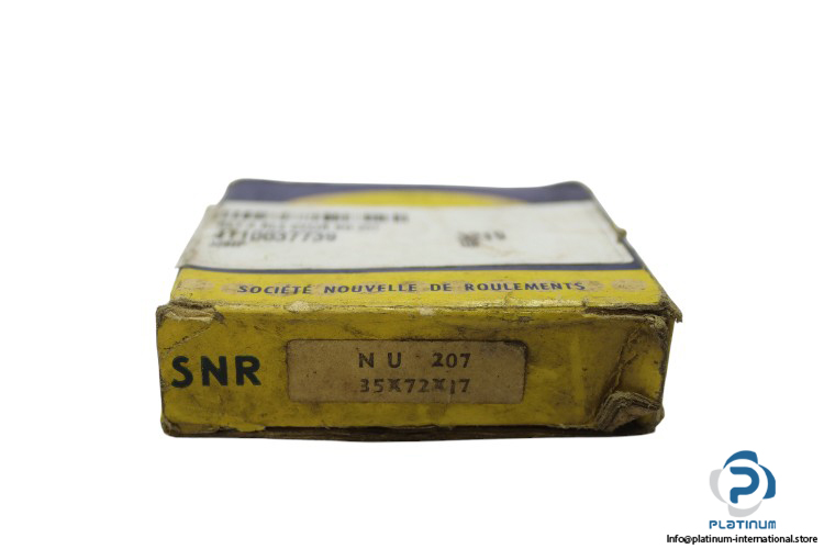 snr-NU-207-cylindrical-roller-bearing-new-carton-1