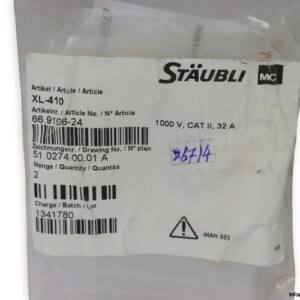 Staubli XL-410 Plug Connector