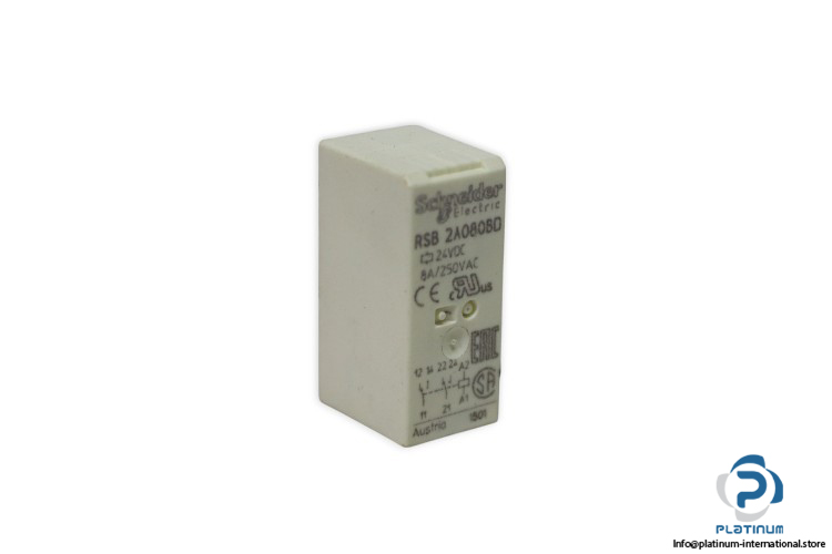 schneider-RSB2A080BD-interface-plug-in-relay-(used)