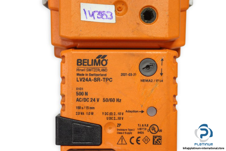 belimo-LV24ASRTPC-globe-valve-actuator-(used)-2