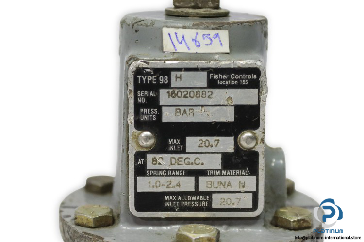 fisher-98-H-backpressure-regulator-(used)-1