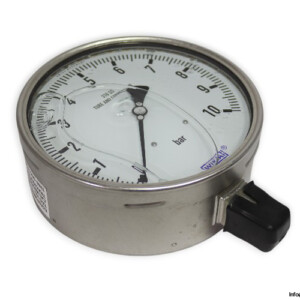Wika 233.30 Tube Pressure Gauge