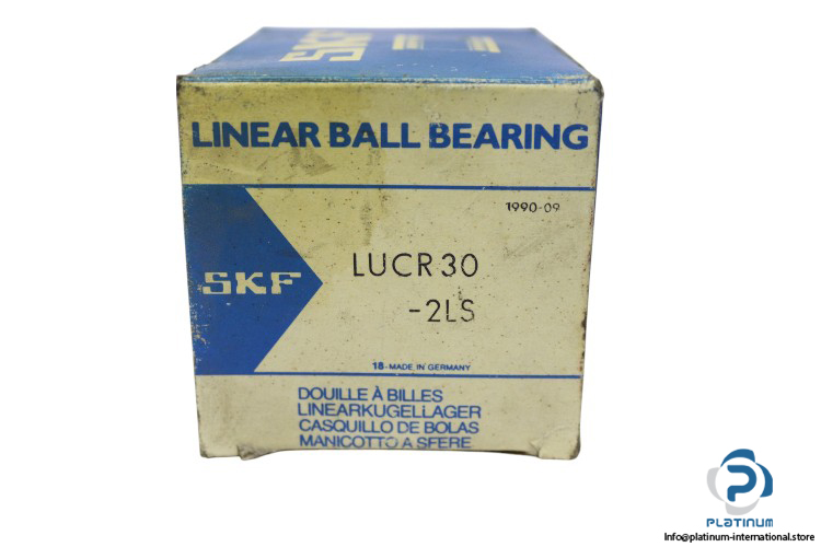 skf-LUCR-30-2LS-linear-ball-bearing-new-carton-1