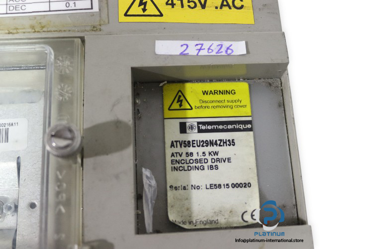 telemecanique-ALTIVAR-58-ATV58EU29N4ZH35-frequency-inverter-(used)-2