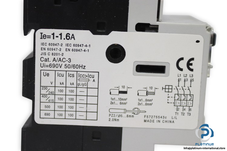 terasaki-GM1S1V6-manual-motor-starter-(new)-2