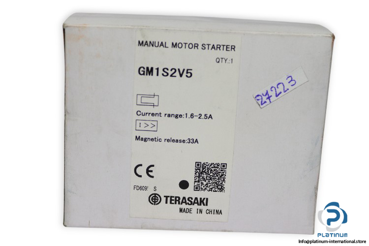 terasaki-GM1S2V5-manual-motor-starter-(new)-3