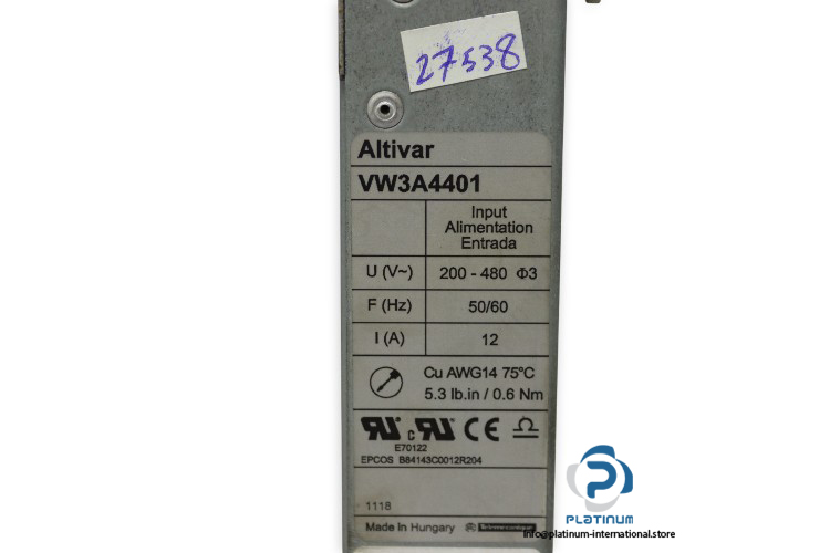 telemecanique-VW3A4401-emc-input-filter-(used)-1