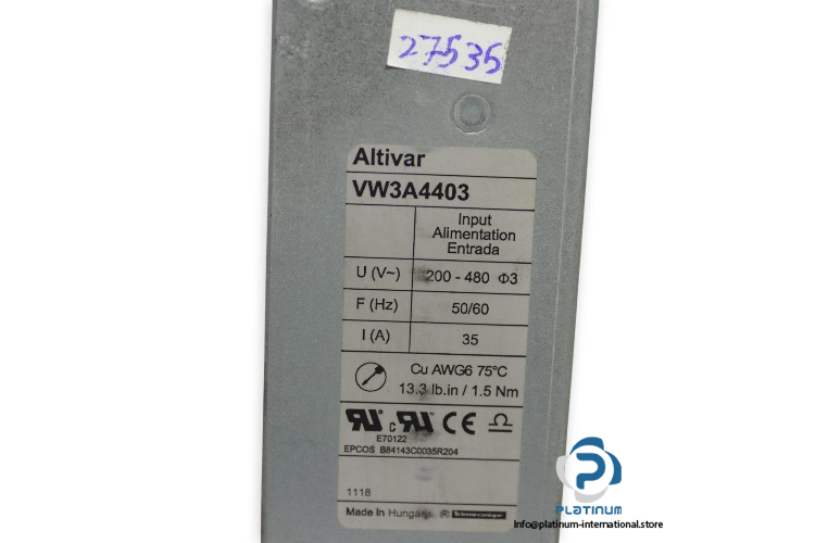 schneider-VW3A4403-emc-filter-(used)-1