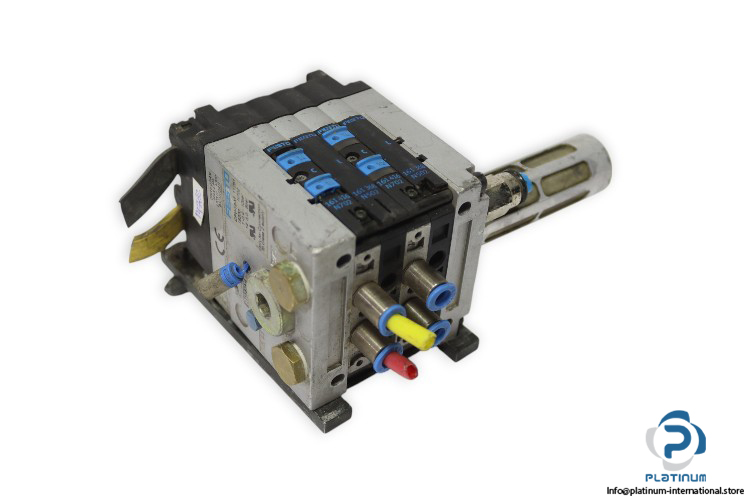 festo-18200-valve-manifold-with-4-valves-(used)