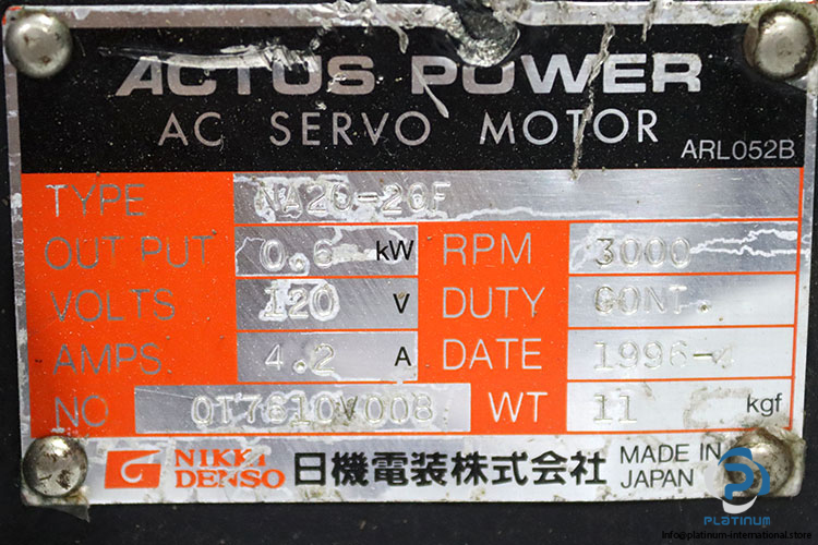 actus-power-NA20-20F-ac-servomotor-used-1