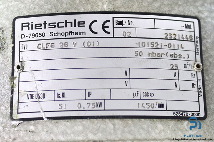 rietschle-CLFG-26-V-(01)-vacuum-pump-used-3
