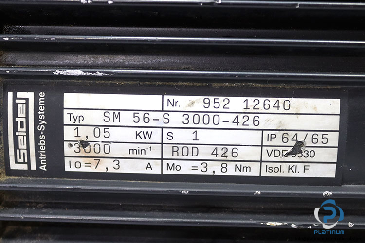 seidel-SM-56-S-3000-426-servo-motor-used-1