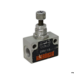 Hoerbiger DRV-1/8 ONE-WAY Flow Control Valve