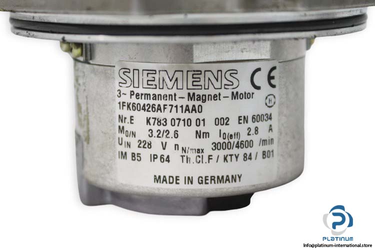 Siemens-1fk6042-6af71-1a00-synchronous-servomotor(used)-4