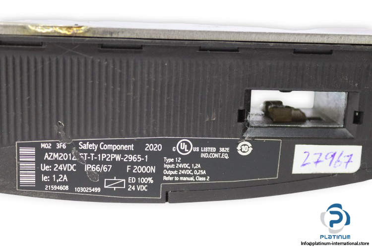 schmersal-AZM201Z-ST-T-1P2PW-2965-1-safety-switch-(used)-2