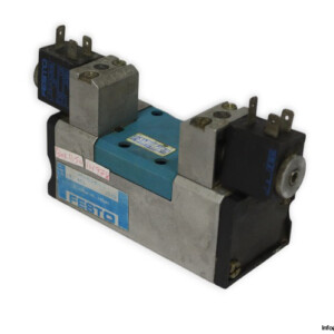 festo-151852-double-solenoid-valve-with-coil-(used)