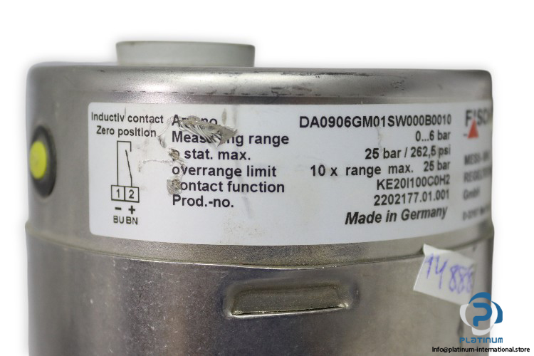 fischer-DA0906GM01SW000B0010-pressure-gauge-used-2