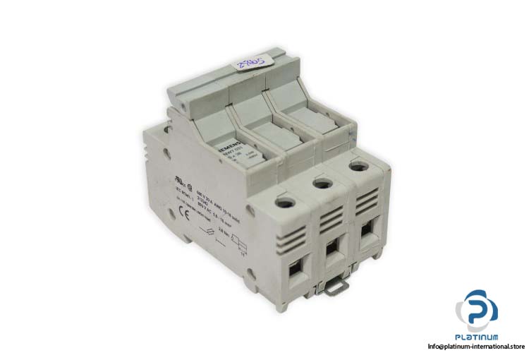 siemens-3NW7-031-cylindrical-fuse-holder-(used)