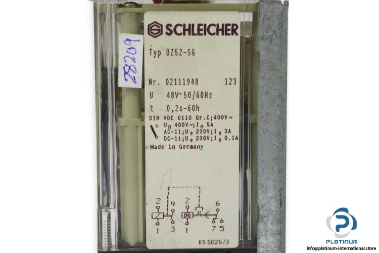 schleicher-DZ52-SG-time-relay-(used)-3