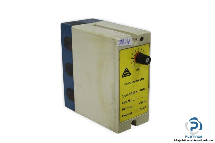 exner-BADEX-RH0-ph-limit-controller-(used)