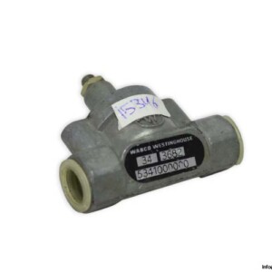 Wabco Westinghouse 5341000000 Throttle Check Valve