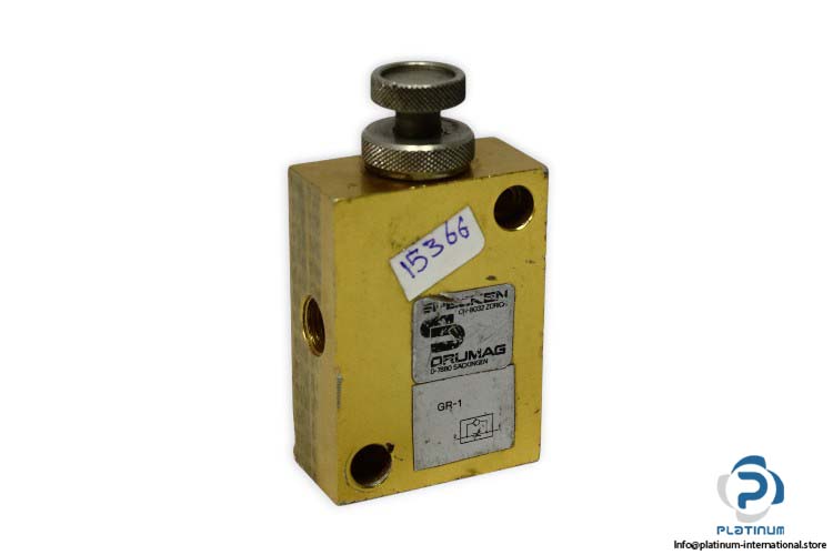 specken-drumag-GR-1-flow-control-valve-used