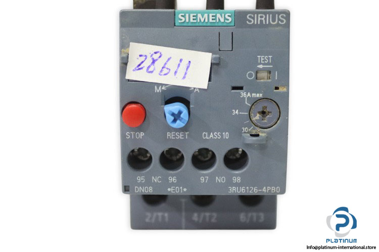 siemens-3RU6126-4PB0-thermal-overload-relay-(Used)-1