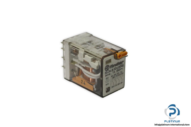 finder-55.34.8.024.0040-plug-in-relay-(Used)