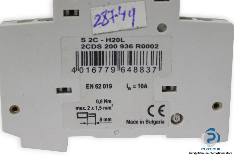 abb-S2C-H20L-auxiliary-contact-(Used)-1