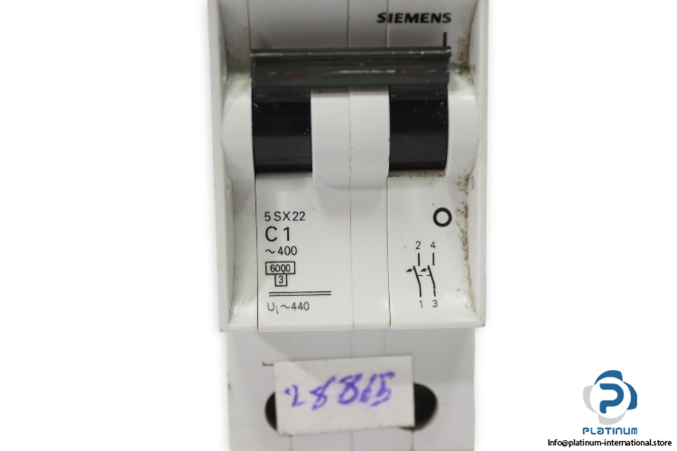 siemens-5SX22-C1-miniature-circuit-breaker-used-1