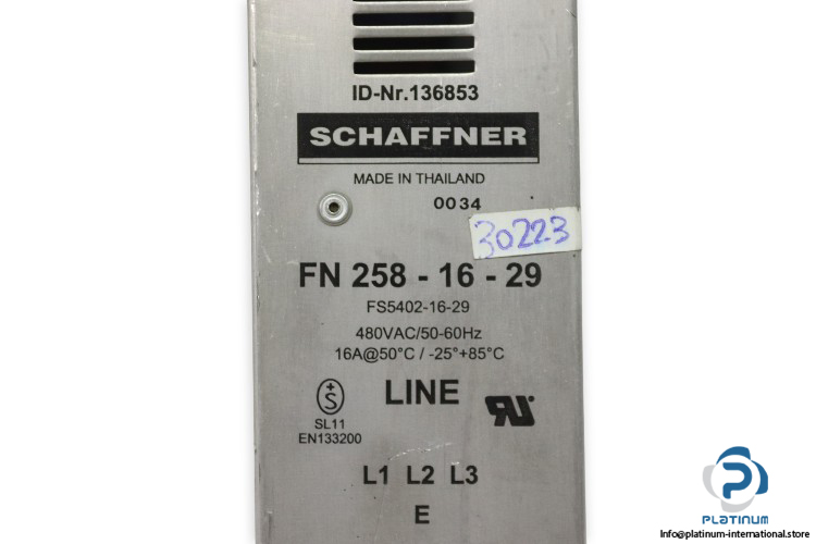 schaffner-FN-258-16-29-power-line-filter-used-2