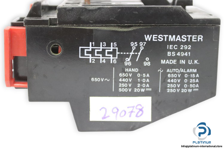 westmaster-bs4941-overload-relay(used)-1