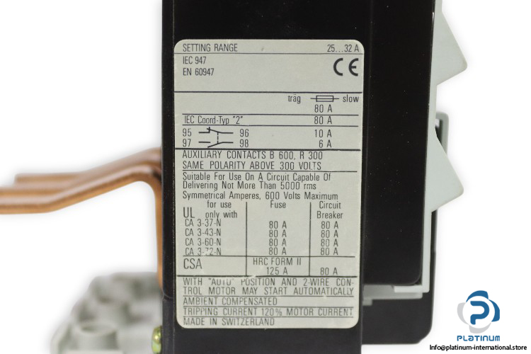 Sprecher-schuh-ct3-42-25-32a-thermal-overload-relay(new)-3