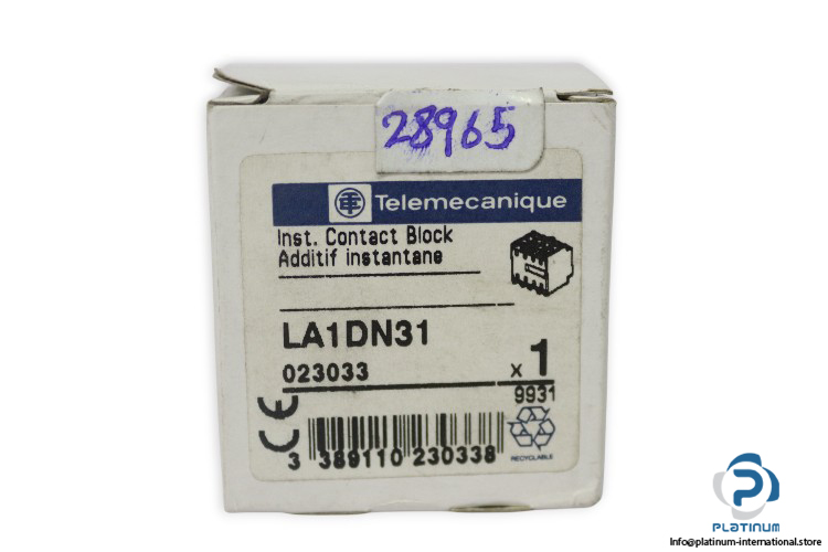 telemecanique-LA1DN31-auxiliary-contact-block-(new)-2
