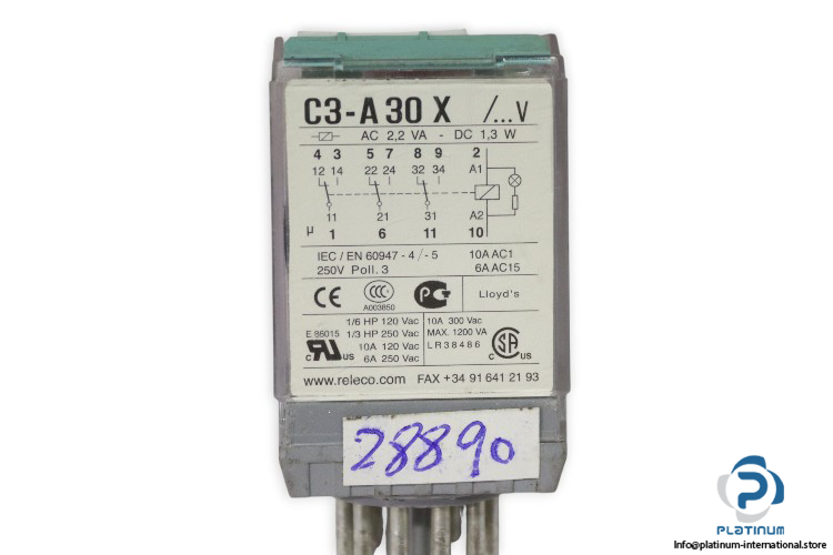releco-C3-A-30-X-230-V-AC-industrial-relay-new-3