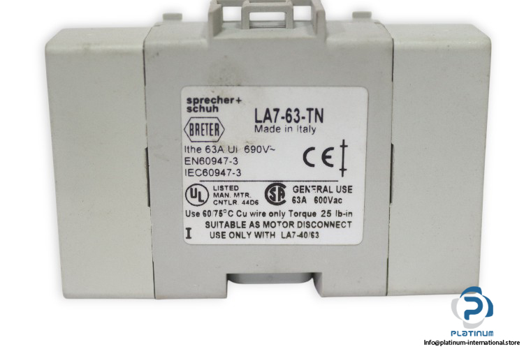 Sprecher-schuh-la7-63-tn-motor-disconnect-switch(new)-1
