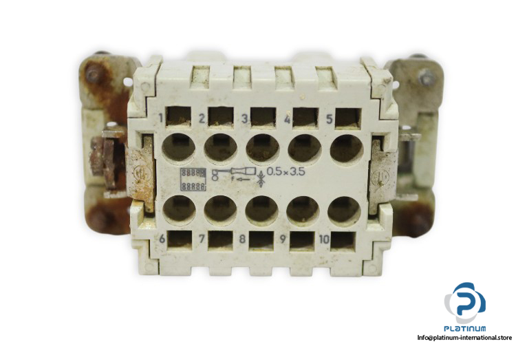 harting-han-10es-m-connector-insert(used)-2