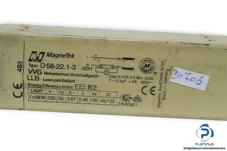 magnetek-d58-22.1-3-low-loss-ballast(used)-1