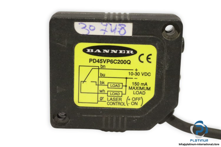 banner-pd45vp6c200q-laser-sensor(used)-2