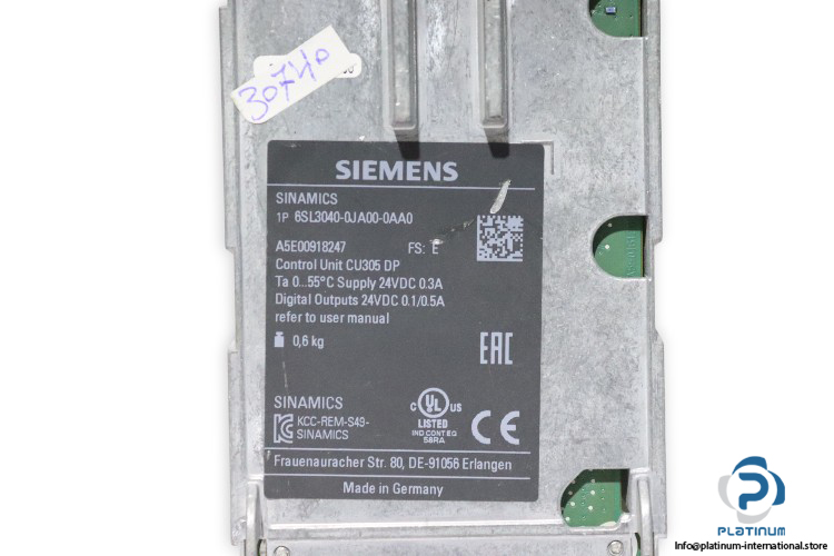 siemens-6SL3040-0JA00-0AA0-control-unit-(Used)-3