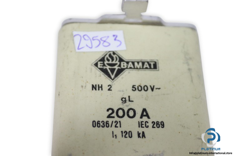 EBAMAT-NH-2-GL-200a-500vac-fuse-link(new)-1