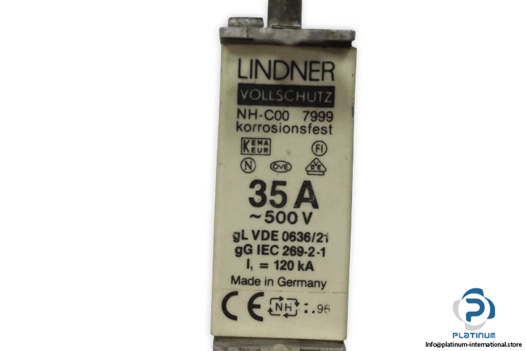 lindner-NH-C00-7999-GL-GG-35a-fuse-link-(New)-1