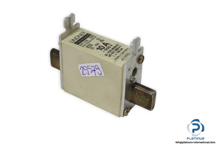 lindner-NH-C00-7999-GL-GG-10a-fuse-link-(New)