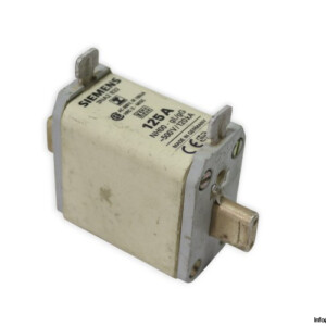 Siemens 3NA2 832 125A 500VAC LV HRC Fuse Link