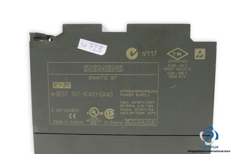 siemens-6ES7-307-1KA01-0AA0-power-supply-(Used)-4
