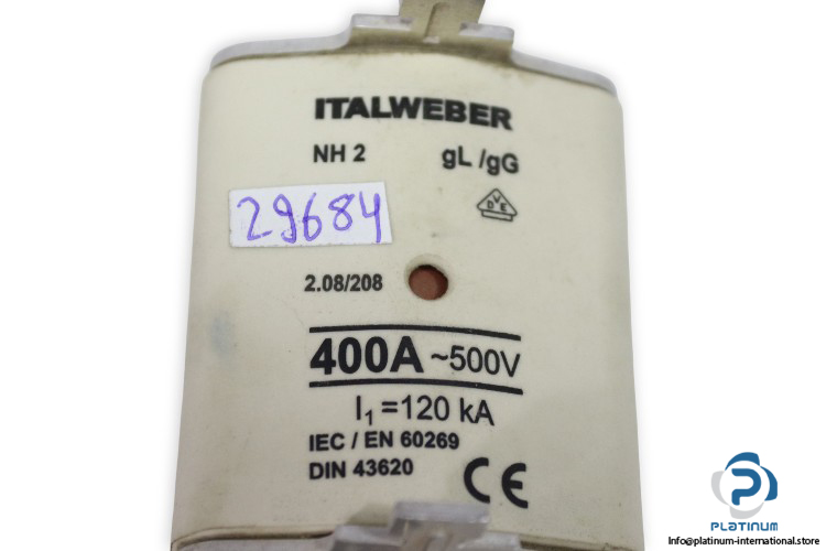 ITALWEBER-NH2GL-GG-400A-500v-fuse-link(new)-1